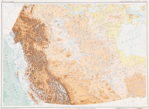 Bathy-orography – Western Canada